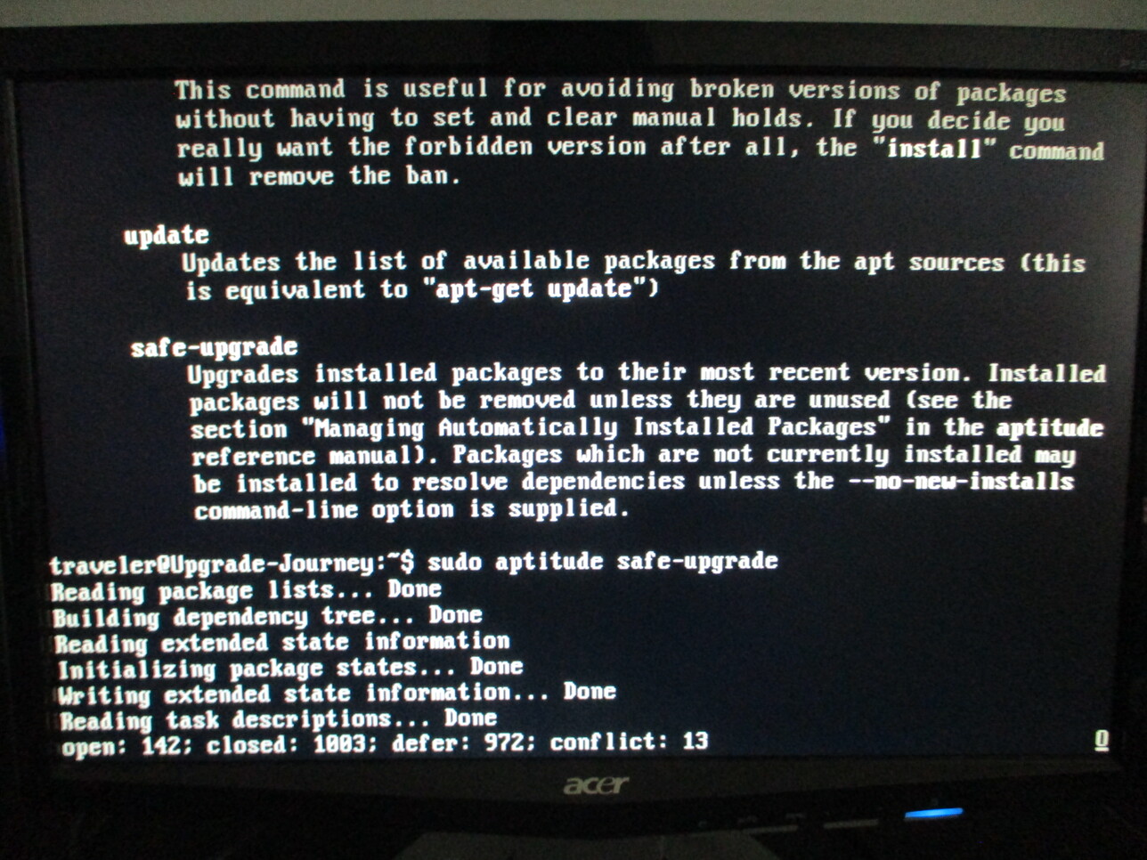 The start of upgrading to Lenny
