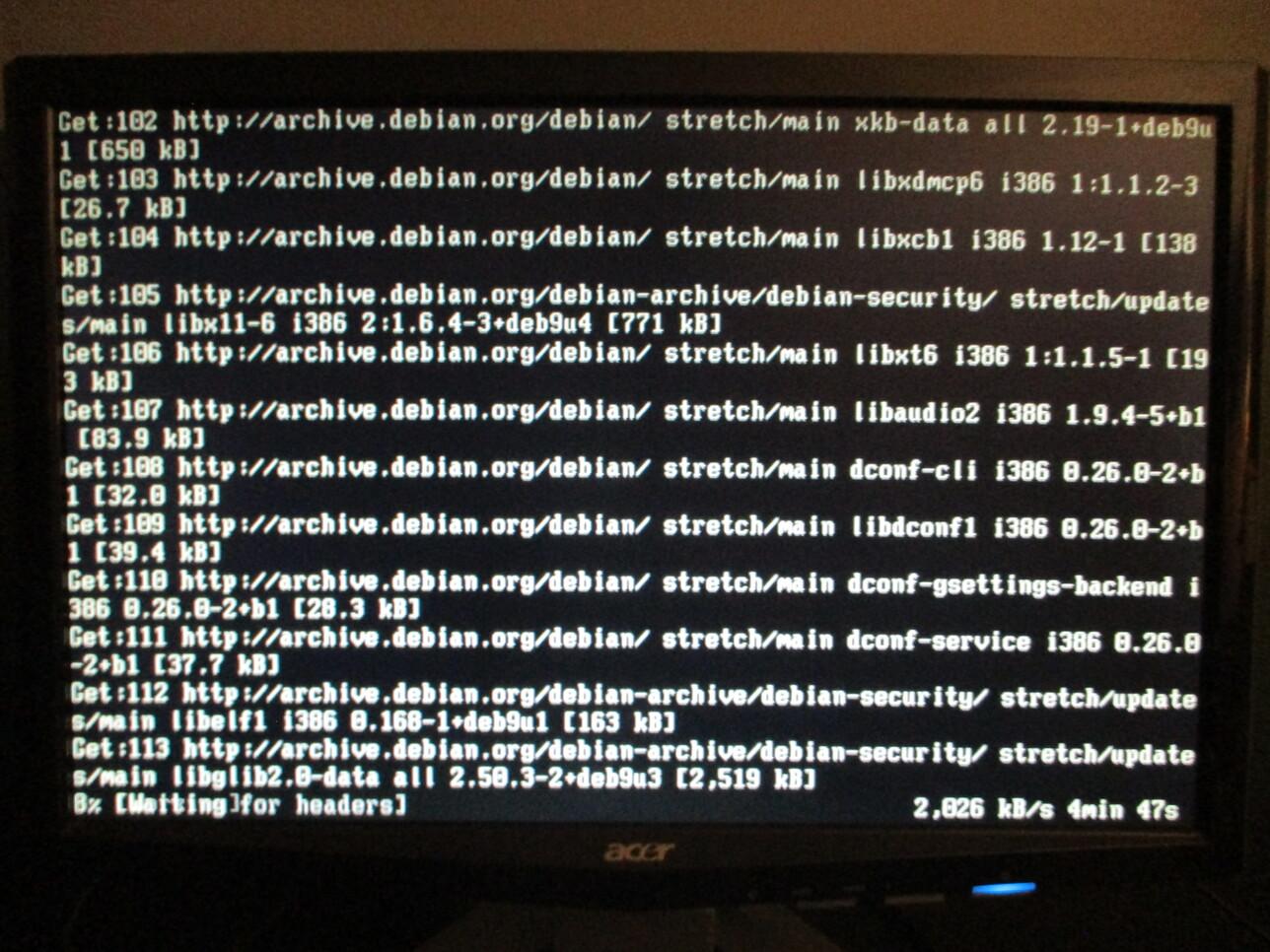 Initial package upgrade round