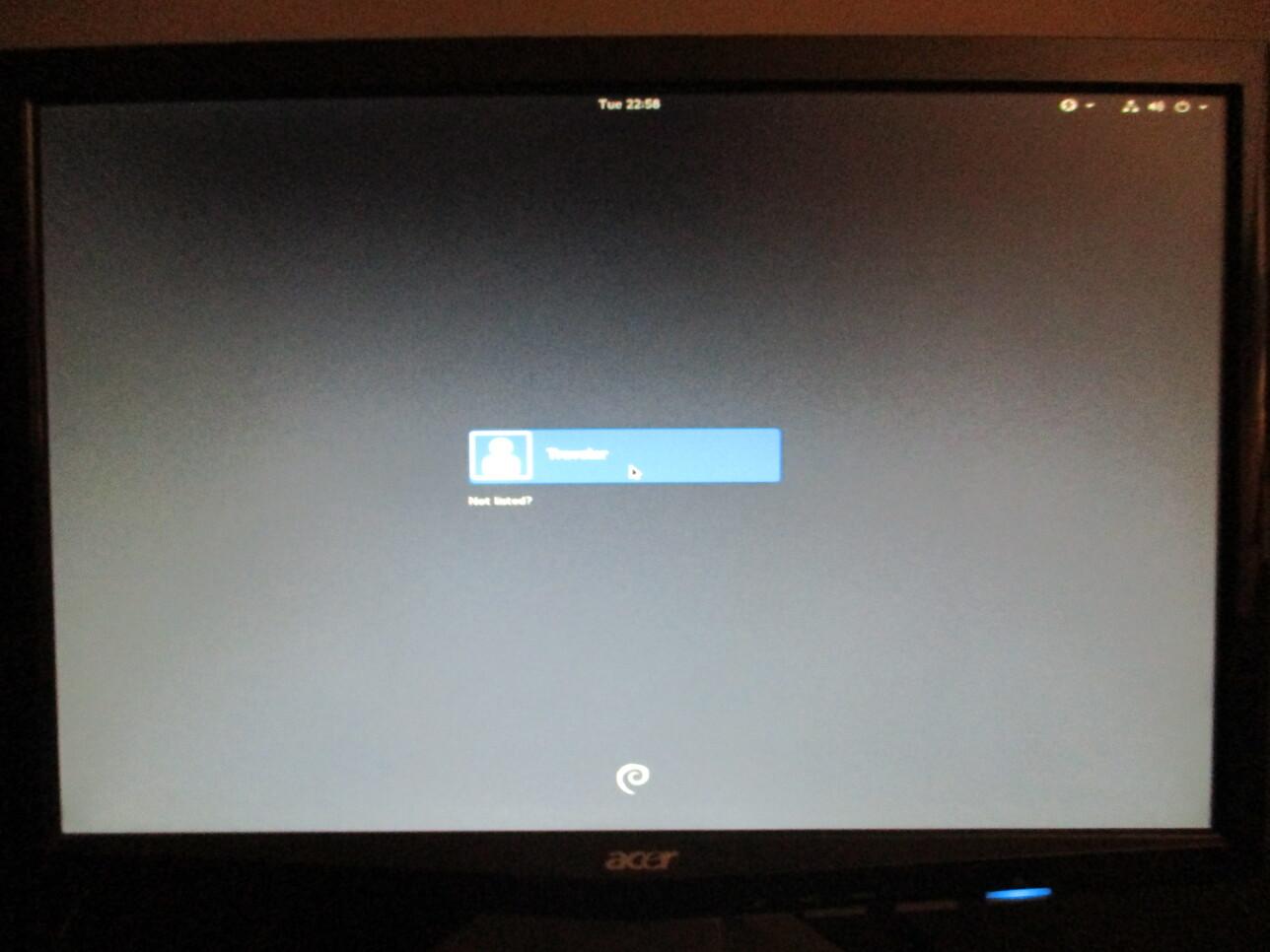 gdm3 reached without any issues