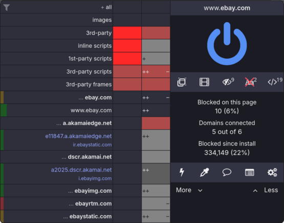 Domain fronting exposed in advanced mode interface